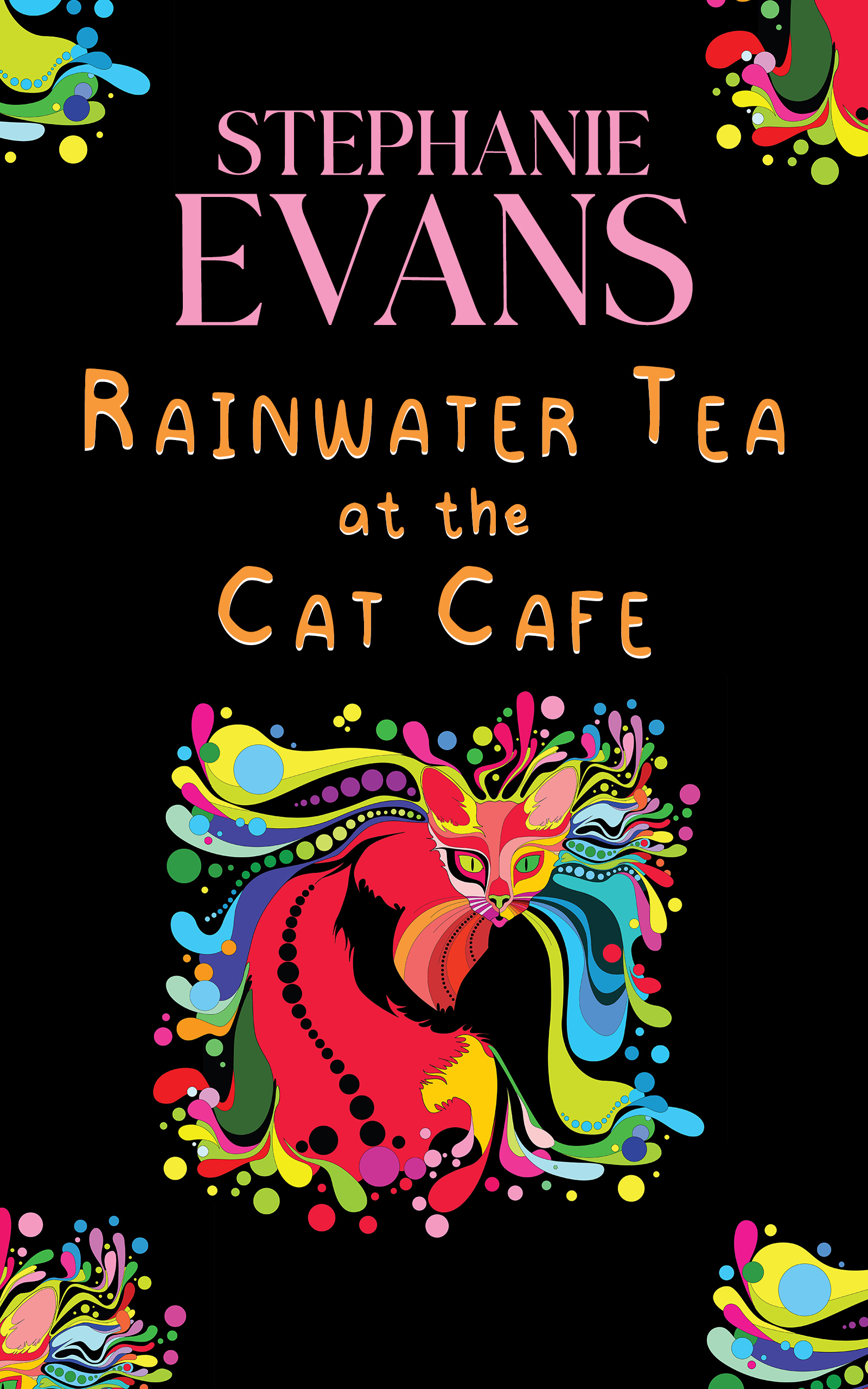 Rainwater Tea at the Cat Cafe rainwater tea cover font